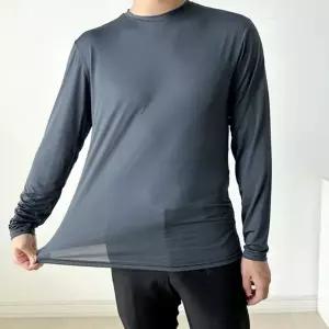 쿨 긴 팔 티셔츠 기본 냉감 데일리 남성 쿨 긴 팔 티 여름 상의 언더웨어 트레이닝 이너웨어 운동복 스포츠