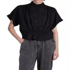 이자벨마랑 블라우스 HT0453FA B3I02E 01BK BLACK DOM