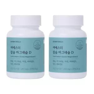 여에스더 칼슘 마그네슘 비타민D 여에스터 건강 에스더 포뮬러 뼈 30정 2개 DJ