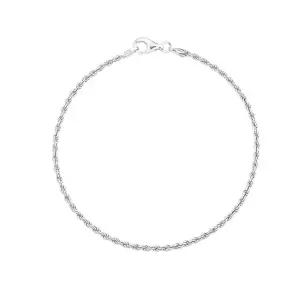 [로이드](김해점)[실버 925] 이태리체인 로프 팔찌 2mm (19cm) LLBS23445S
