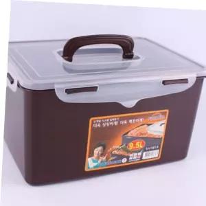 쿨맥시 직사각 밀폐용기 51호(초코)9.5L 반찬통