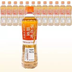 롯데칠성 건강을 더하다 파로 귀리차 500ml x 12개