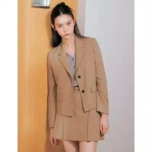 로엠 테일러드 숏 자켓 셋업_RMJKG23R12