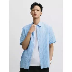 탑텐 남성 리넨블렌드 셔츠 반팔_MSG2WC1921 517180