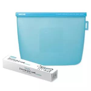 실리콘 지퍼백 특대형 2000ml 1개