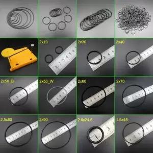 10Pcs 실리콘 고무 벨트 LD 1.5mm 라운드 풀리 동력 전달 스프로킷