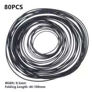 80Pcs 40100mm 믹스 카세트 테이프 기계 벨트 에 대 한 일반적인 모듬 DVD 너비