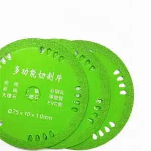 1PC 75mm 유리 커팅 3 인치 다이아몬드 대리석 톱 블레이드 옥 크리스탈 와인 병 그라인딩 도구