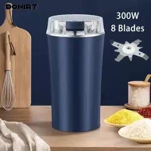 110V/220V 전기 곡물 분쇄기 8 칼날 커피 원두 300W 스테인리스 스틸 견과류 콩 밀 허브