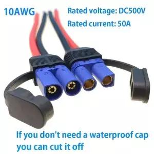 1pcs EC5 남성 여성 플러그 10AWG 충전 케이블 자동차 오토바이 비상 전원 코드 어댑터 변환 액세서리