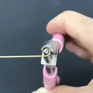 5인치 원형 오목 펜치 보석 제작에 사용되는 미니 정밀 와이어 루프 도구 이상적인 DIY 수동