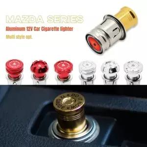 MAZDASPEED MAZDA2 Axela MX5 CX3 자동차 액세서리 용 알루미늄 12V 라이터