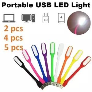 2/4/5 PCS USB LED 빛 휴대용 책 5V 미니 테이블 램프 접이식 눈 보호 밤