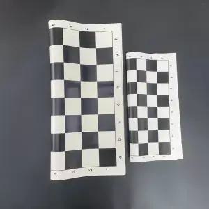 체스 흑백 바둑판 34/50cm 휴대용 소프트 게임 액세서리 표준 엔터테인먼트