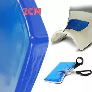 업그레이드 된 오토바이 시트 젤 패드 충격 흡수 매트 2CM 두꺼운 편안한 소프트 쿠션 모터 자전거 수정