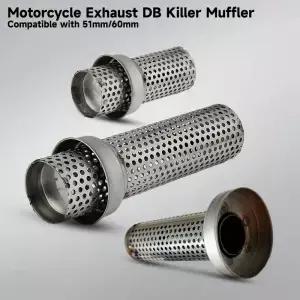 50.8mm 탈착식 DB 범용 오토바이 배기구 모토 메쉬 댐퍼 머플러