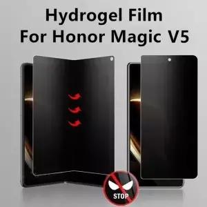 아너 매직 V5 V3 V2 MagicV5용 무광 HD 분쇄 프라이버시 하이겔 필름 스파이 소프트 투명 내부 외부 스크린