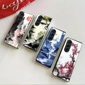 삼성 Z폴드6 Z 7 6 5 4 3 풍경 수묵화 백 커버 케이스