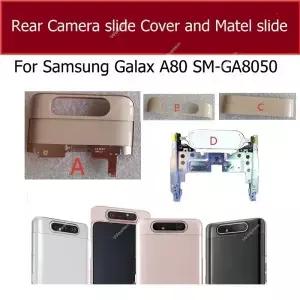 삼성 A80 A805F A8050 A805X A805N 상단 프레임 플라스틱 패치 교체 부품 용 후면 카메라 슬라이드 커버 및