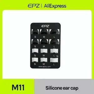 이어폰 용 EPZ 이어팁 실리콘 커버 캡 교체 IEM 이어 플러그 쿠션 12Pcs