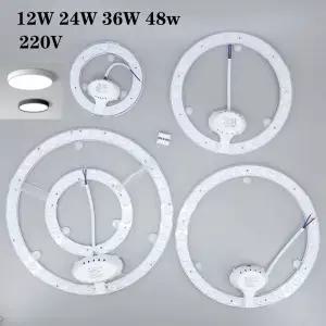 원형 LED 램프 칩 패널 조명 천장 보드 소스 하이 퀄리티 AC 220V 240V 12W 24W 36W 48W