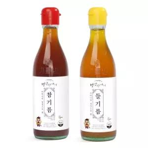 방앗간아이 고소한 참깨와 들깨로 짠 착한참기름+착한들기름 선물세트 HACCP 비건인증