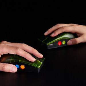 8BitDo 레트로 R8 마우스 (PAW 3395 광학 센서 DPI 26K, 무선 4K 폴링 충전 도크 포함) - Xbox 에디션