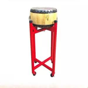 소가죽 난타북 입문용 풍물놀이 큰북 전통 국악기 붉은색 진도 난타 사물놀이 이벤트용 축제