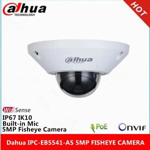 Dahua DH-IPC-EB5541-AS 파노라마 네트워크 어안 카메라 내장 마이크 IP67 IK10 5MP 180 도