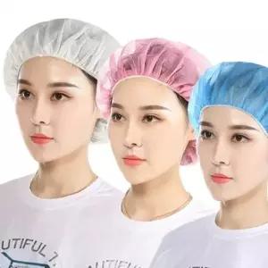 일회용 위생모자 100매 일회용라운드캡 주방위생모