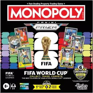 모노폴리 파니니 프리즘 FIFA 월드컵 게임 I 축구 보드 2026 트레이딩 카드 연령 8세