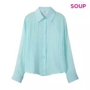 [롯데백화점]SOUP 컬러풀 링클 시어서커 썸머 긴팔 셔츠 S66LS04