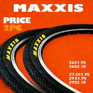 2개입 MAXXIS 자전거 타이어 26*2.1 27.5*1.75 60TPI 산악 27.5*2.1 페이스 스틸 와이어 타이어/튜브