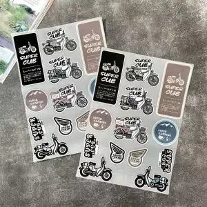 혼다 슈퍼 커브 스티커 오토바이 액세서리 파트 바디 헬멧 키크 데칼 C125 C90 C70 C50 125CC 125 110 90