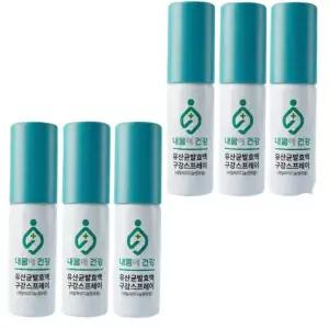 내몸에건강유산균 구강스프레이 구취제거 의약외품 15ml 6개