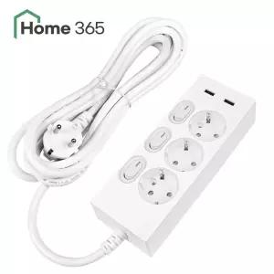 국산 USB 멀티탭 개별 스위치 3구 3m / 고속충전 USB 충전기