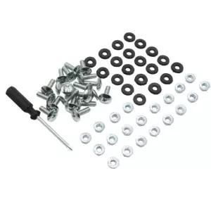 50cc-250cc 모델용 M6 볼트 와셔 및 너트가 포함된 ATV 쿼드 플라스틱 바디 펜더 20개 세트 x 16