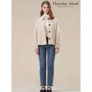 써스데이아일랜드Thursday Island 백 블루종 하프 코트T238MCT240W 1096834