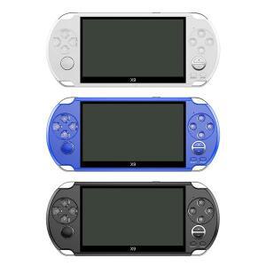 레트로 게임 콘솔 X9 PSVita 휴대용 플레이어 PSP 5.0인치 화면 TV 출력 MP3 영화 카메라 기능 탑재