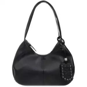 가니 MUST IT_GANNI Black Medium Hobo Bag A6837 099 블랙 미디움 호보 백