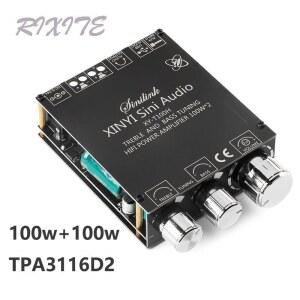 100W 100W TPA3116D2 블루투스 파워 서브우퍼 오디오 보드 시어터 HIFI 스테레오 오디오 AMP AUX