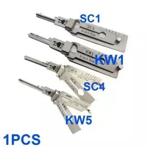 KW5 SC4 KWL SCL 2in 리시 락픽 열쇠 디코더 마스터 키 세트 키트