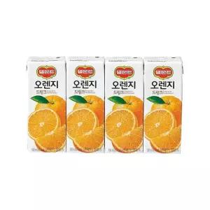 델몬트 오렌지 드링크 190ml 24팩 2박스(총 48팩) 무료배송