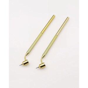 2pcs 파인 라인 유체 라이터 페인트 어플리케이터 펜 세트, 0.3mm 0.5mm 정밀 디테일링 도구, 자동차 락 칩, 스크래치 터치 업, 우드 및 캔버스 아트