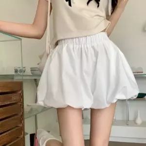 셀럽하우스 2컬 여름 A라인 호박반바지 허리밴딩 벌룬핏 치마바지