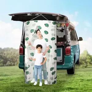 간이 샤워 부스 탈의실 이동식 캠핑 공연 해수욕 방수 커튼 가림막