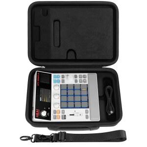AKAI PROFESSIONAL MPC 샘플 휴대용 홈박스 오디오 샘플러 가방(블랙)과 호환되는 GEEKRIA 하드 쉘 여행용 케이스