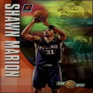200102 탑스 크롬 팀 굴절기 숀 마리온 NBA 농구 트레이딩 카드