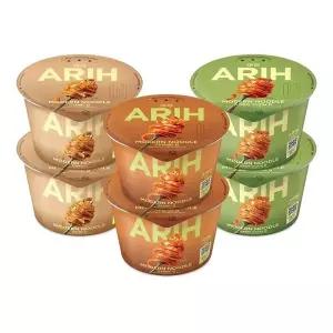 [팔도]아리 ARIH 모던누들컵 3종 (간장버터,고추장버터,김볶음면) x2