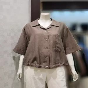 벨라디터치 V9G2BL21 루즈핏 스트링 숏 셔츠 P003816491 782225